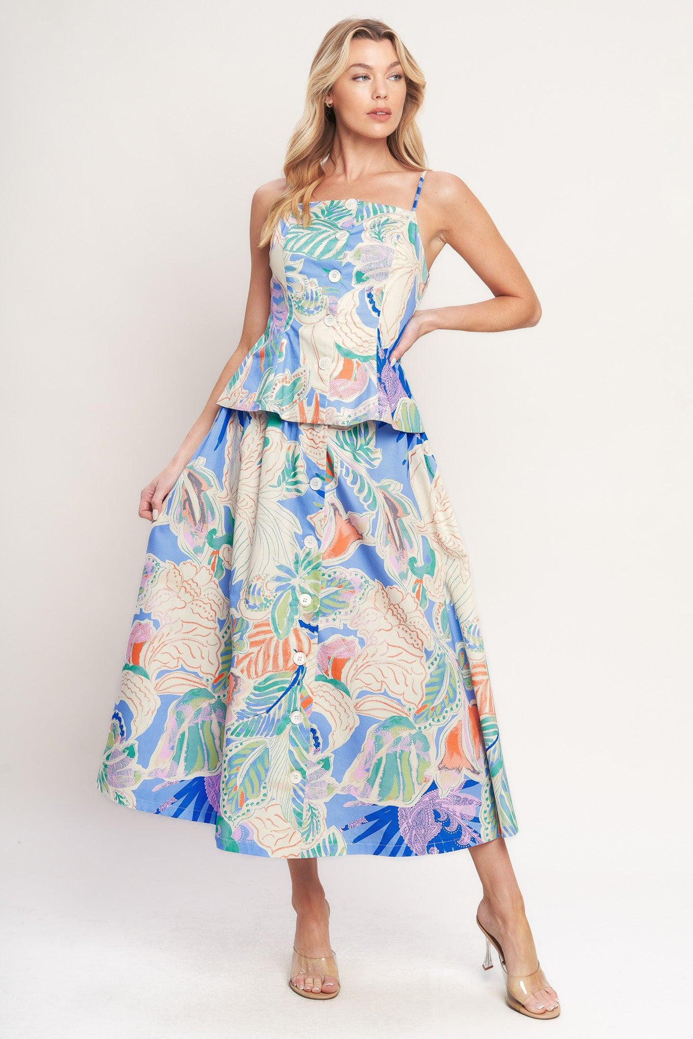 MADE FOR DAYDREAMS WOVEN FULL SKIRT Flying Tomato