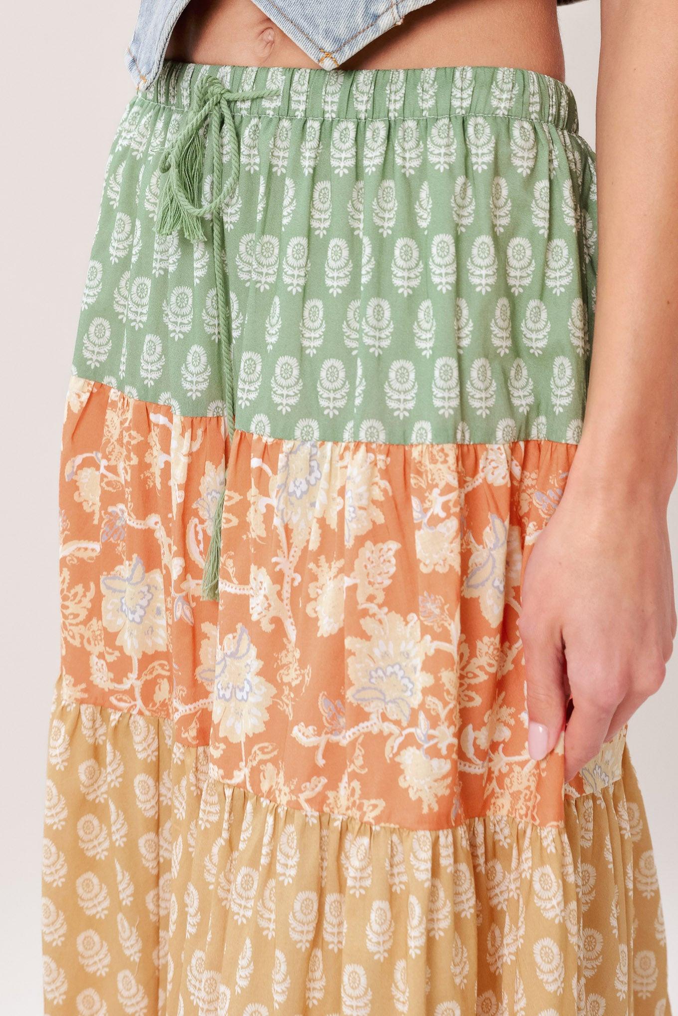 TERRA FLOW MIDI PRAIRIE SKIRT Flying Tomato