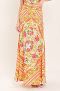 LUXE LOVE STORY WOVEN MIDI CIRCLE SKIRT Flying Tomato