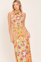 LUXE LOVE STORY WOVEN MIDI CIRCLE SKIRT Flying Tomato