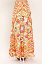 LUXE LOVE STORY WOVEN MIDI CIRCLE SKIRT Flying Tomato