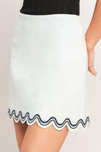 URBAN WAVE WOVEN MINI SKIRT Flying Tomato