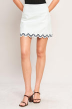 URBAN WAVE WOVEN MINI SKIRT Flying Tomato