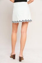URBAN WAVE WOVEN MINI SKIRT Flying Tomato