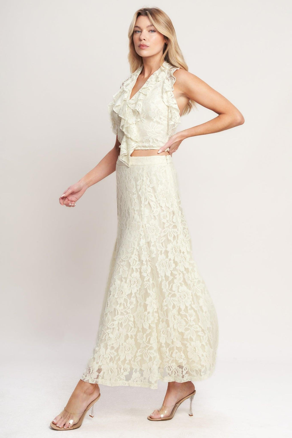 BALLET MUSE WOVEN LACE SKIRT Flying Tomato