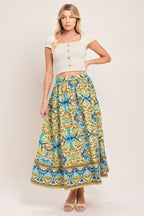 ISLAND MOSAIC WOVEN FULL SKIRT Flying Tomato