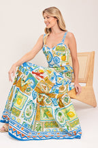 SICILIAN SUMMER WOVEN MAXI SKIRT Flying Tomato
