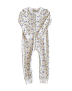 Dreaming of Dreidels Hanukkah Pima Cotton Zip Up Pajamas- FINAL SALE Smockingbird