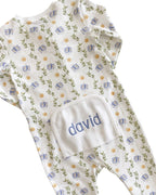 Dreaming of Dreidels Hanukkah Pima Cotton Zip Up Pajamas- FINAL SALE Smockingbird