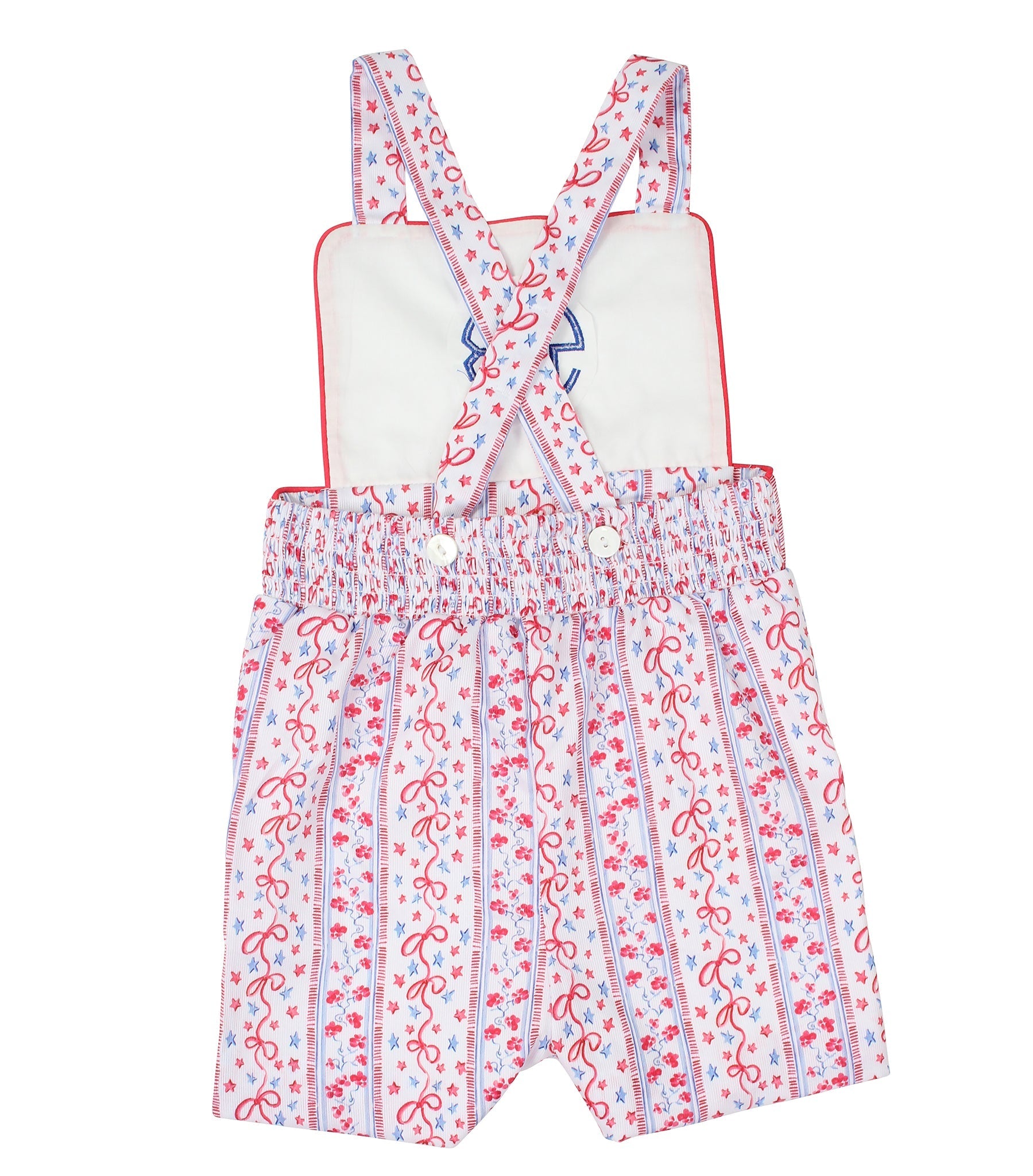 Stars and Stripes Shortall- FINAL SALE Smockingbird