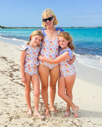 Floral Paradise Ladies One Piece-FINAL SALE Smockingbird