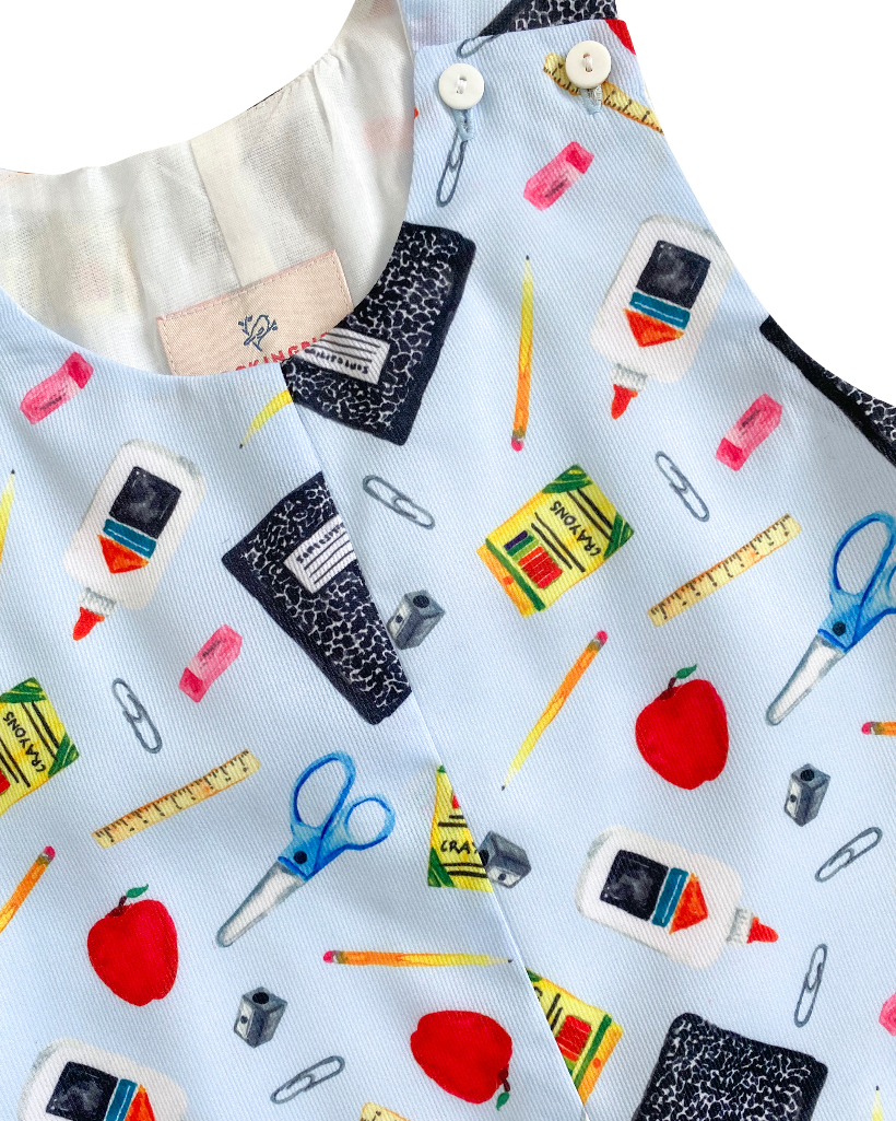 School Days Shortall- FINAL SALE Smockingbird