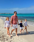 Rainbow Row Swim Trunks for Men-FINAL SALE Smockingbird