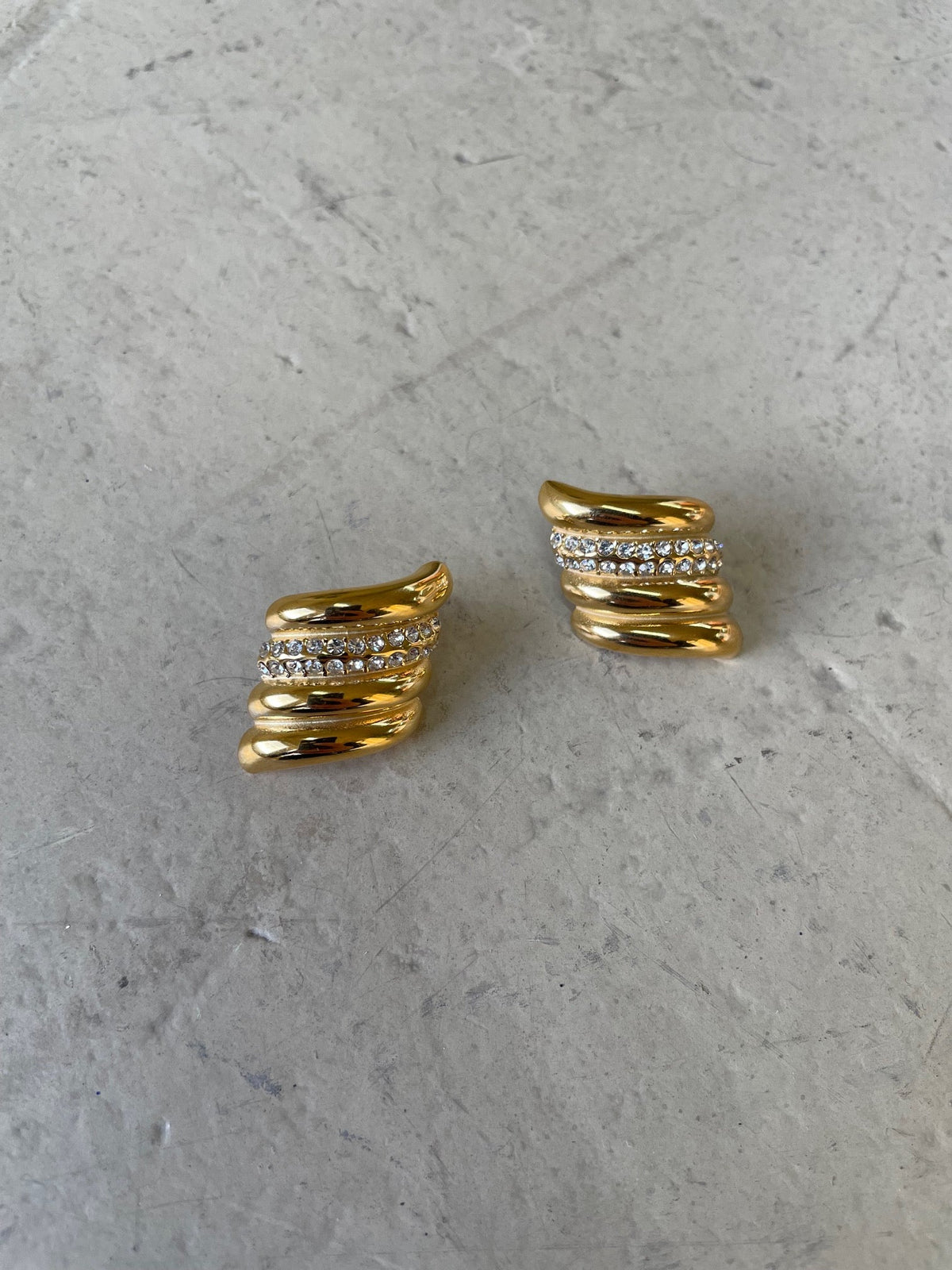 Ripple Hoop Earrings