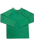 Rash Guard Long Sleeve in Parakeet Green- FINAL SALE