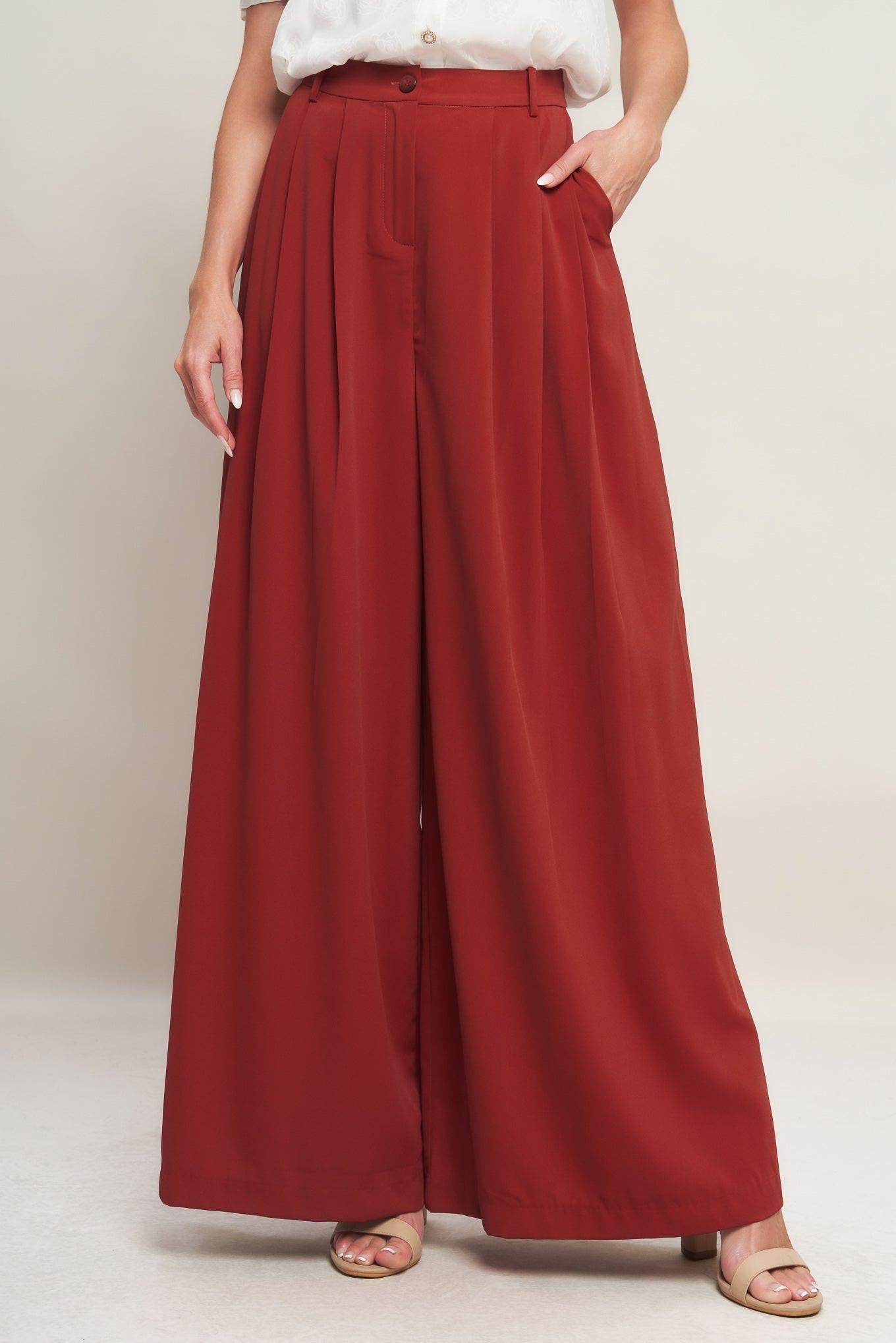 THROW IT BACK WOVEN PANTS Flying Tomato