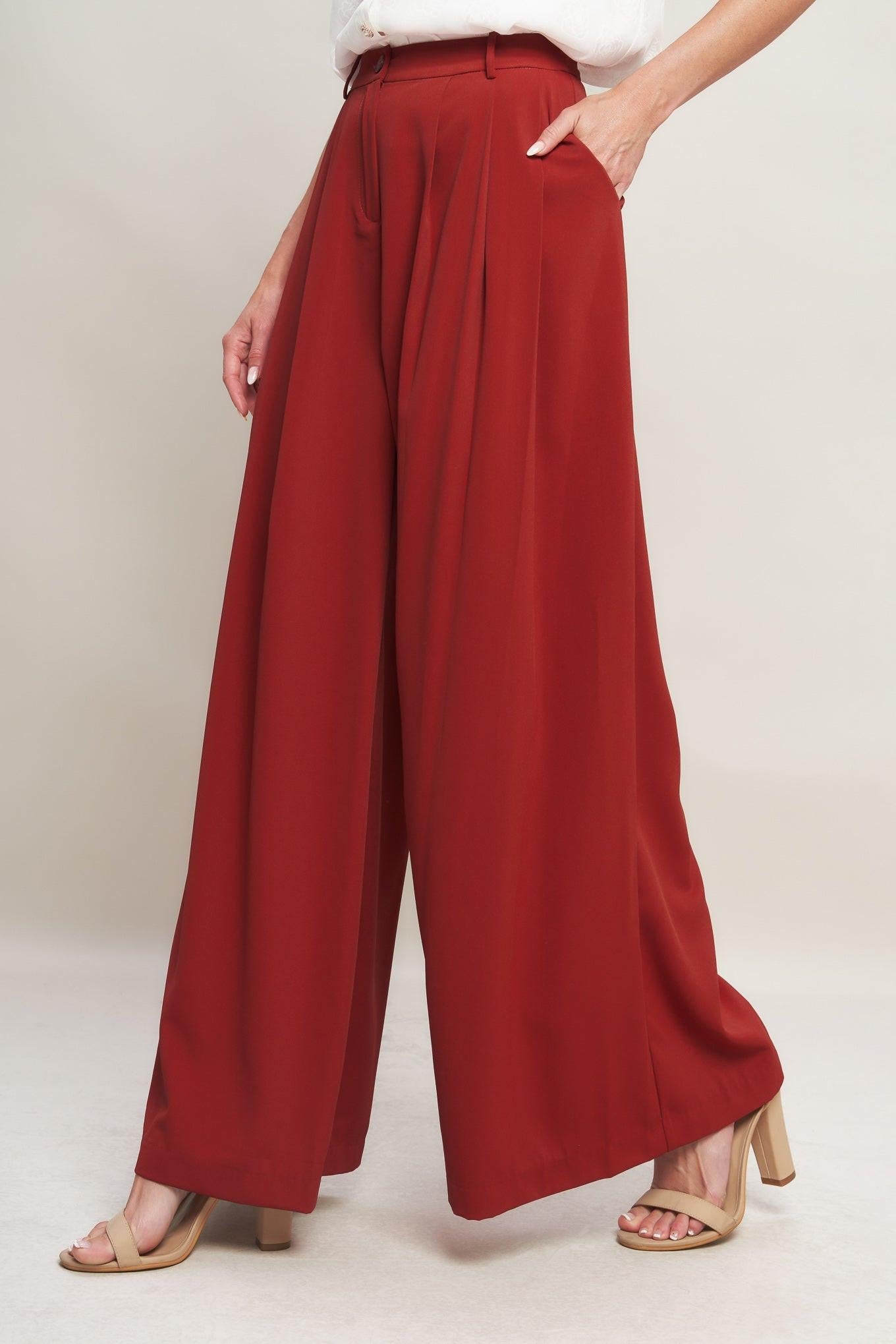 THROW IT BACK WOVEN PANTS Flying Tomato