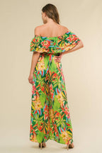 DARING HEART WOVEN JUMPSUIT Flying Tomato