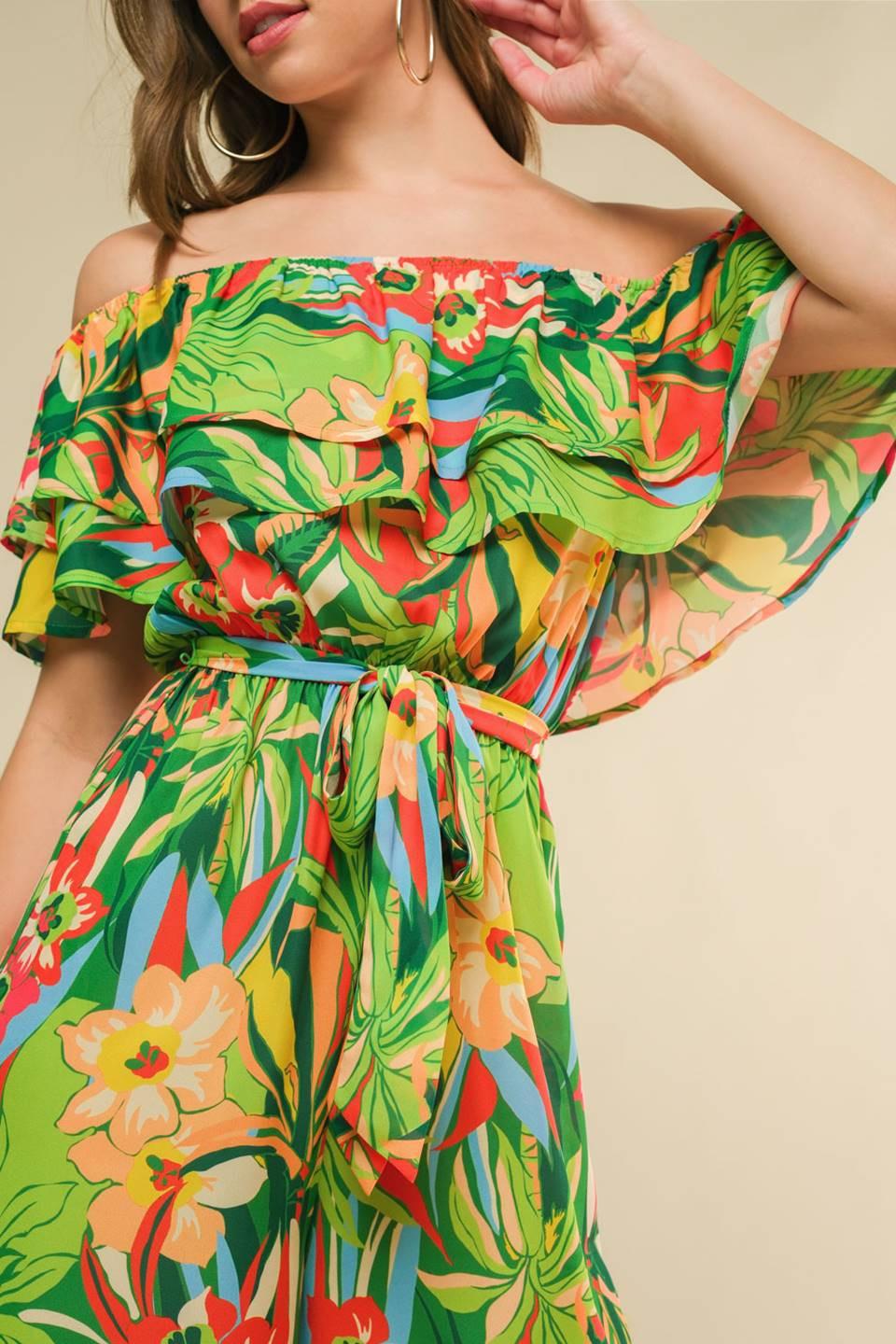 DARING HEART WOVEN JUMPSUIT Flying Tomato