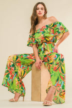 DARING HEART WOVEN JUMPSUIT Flying Tomato