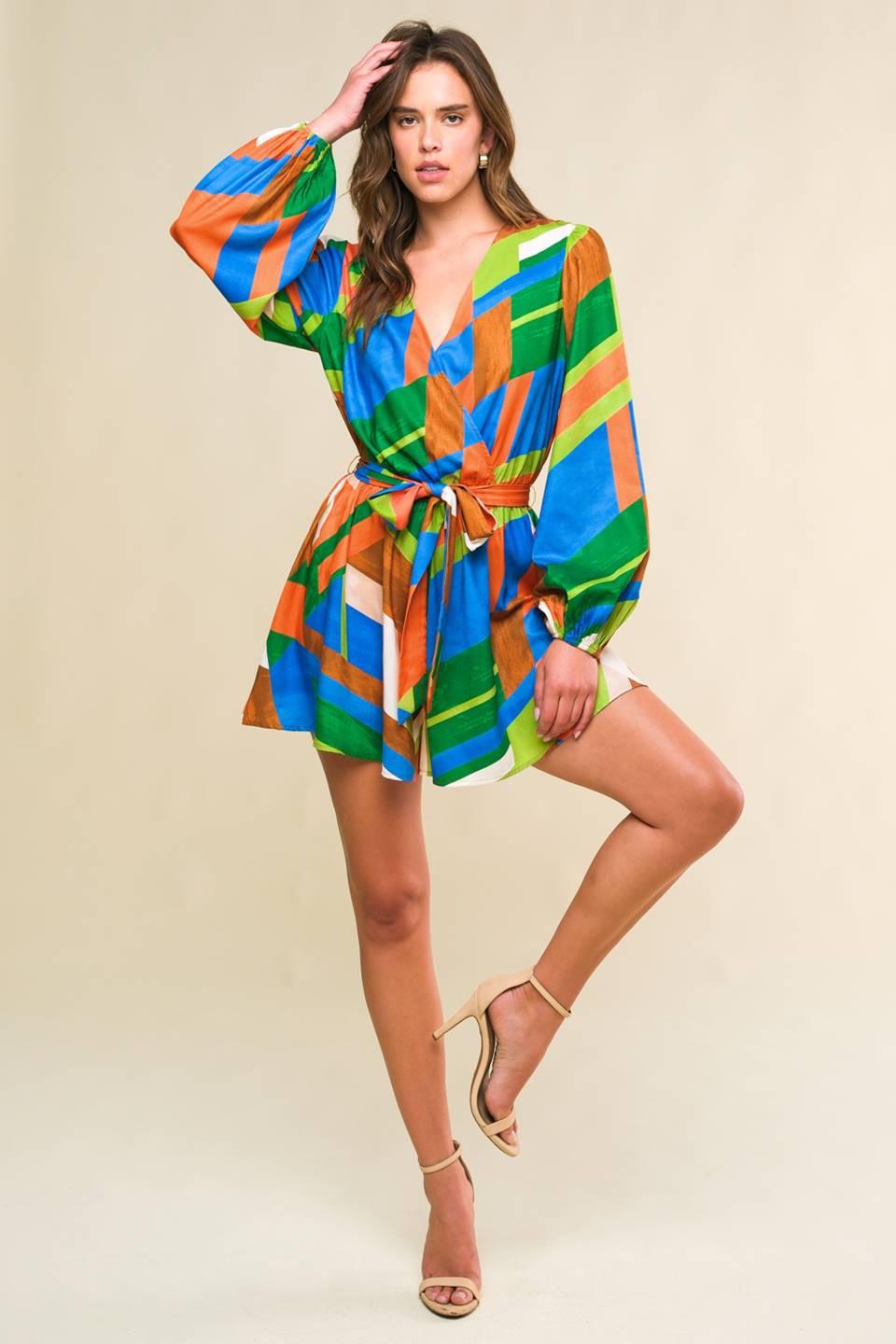 THIS IS YOUR SIGN WOVEN ROMPER Flying Tomato