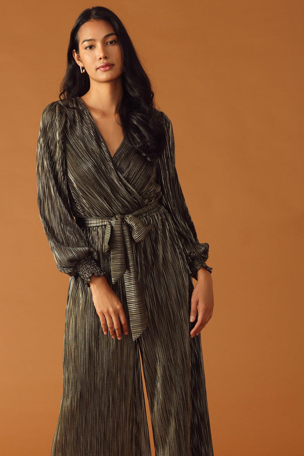 MOMENTS OF CLARITY WOVEN JUMPSUIT Flying Tomato