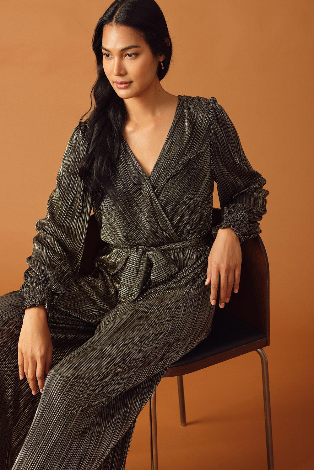 MOMENTS OF CLARITY WOVEN JUMPSUIT Flying Tomato