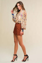 FLIRT FOR FUN WOVEN SKORT Flying Tomato