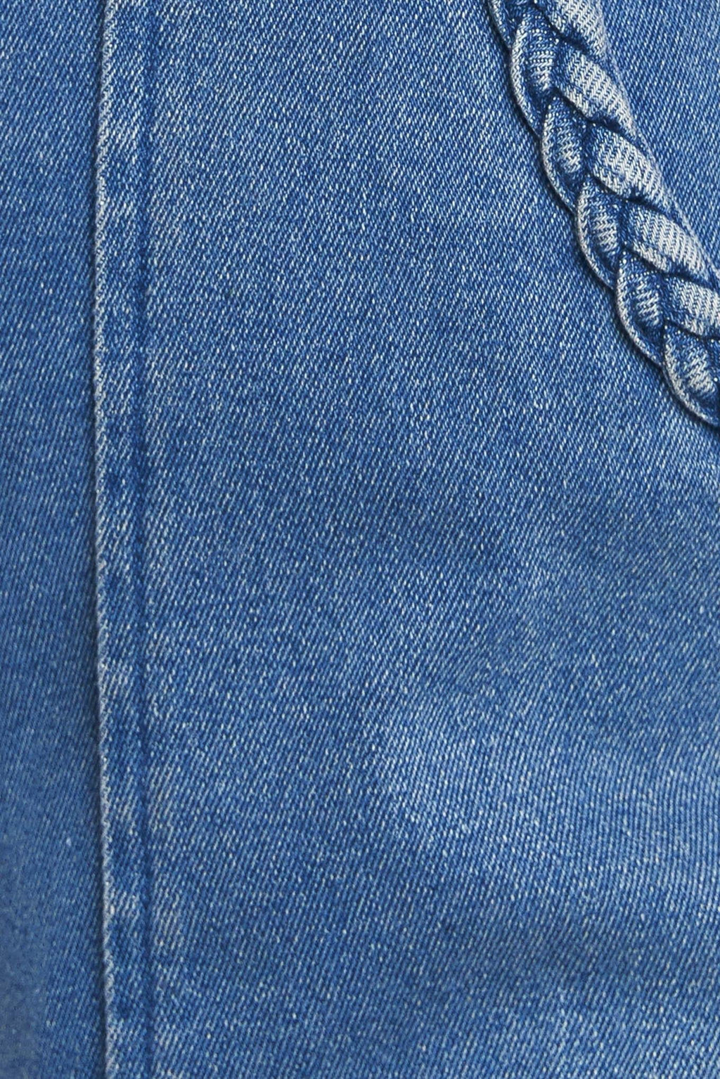 CATCH YOUR GAZE DENIM JUMPSUIT Flying Tomato