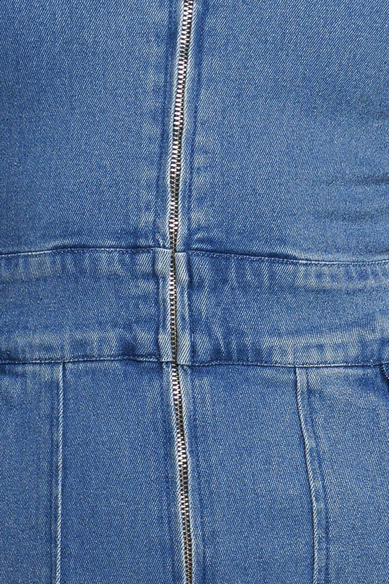CATCH YOUR GAZE DENIM JUMPSUIT Flying Tomato
