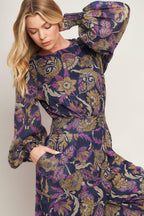 WHISPERING PINES WOVEN JUMPSUIT Flying Tomato