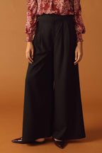 SWEET REMINISCENCE WOVEN WIDE LEG PANTS Flying Tomato