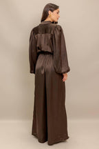 SUGAR BROWNIE WOVEN JUMPSUIT Flying Tomato
