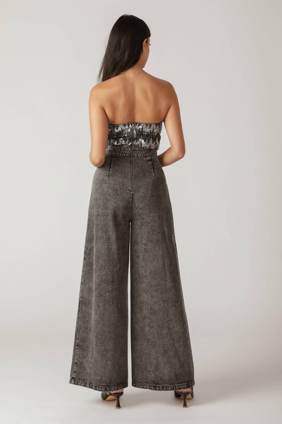 DELICATE TOUCH DENIM JUMPSUIT Flying Tomato