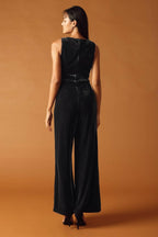 FINAL TOUCHES VELVET JUMPSUIT Flying Tomato