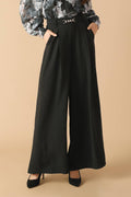 SWEET HARMONY BLACK WOVEN PANTS Flying Tomato