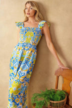 NO NEED TO WORRY WOVEN JUMPSUIT Flying Tomato