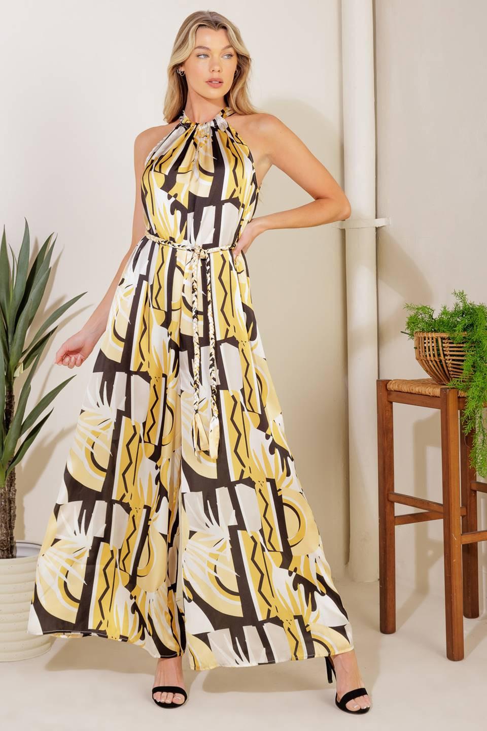 PASSING GLANCES WOVEN JUMPSUIT Flying Tomato