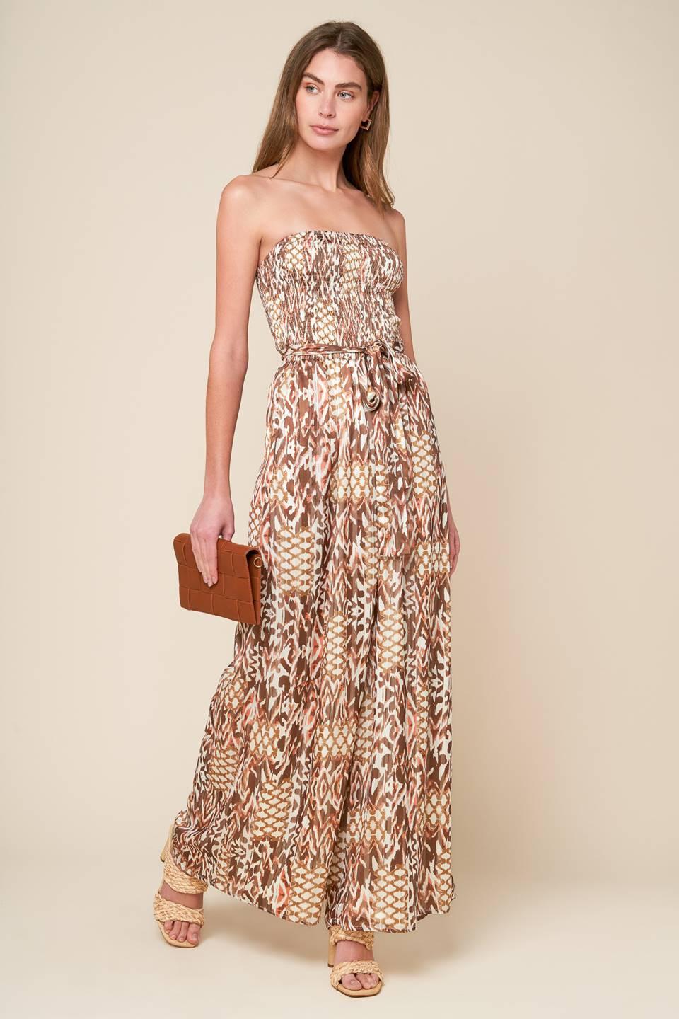 EPITOME OF ALLURE WOVEN JUMPSUIT Flying Tomato