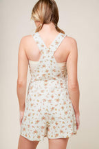 INVITE ONLY OFF WHITE WOVEN ROMPER Flying Tomato