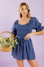 STAY ON YOUR MIND WOVEN ROMPER Flying Tomato
