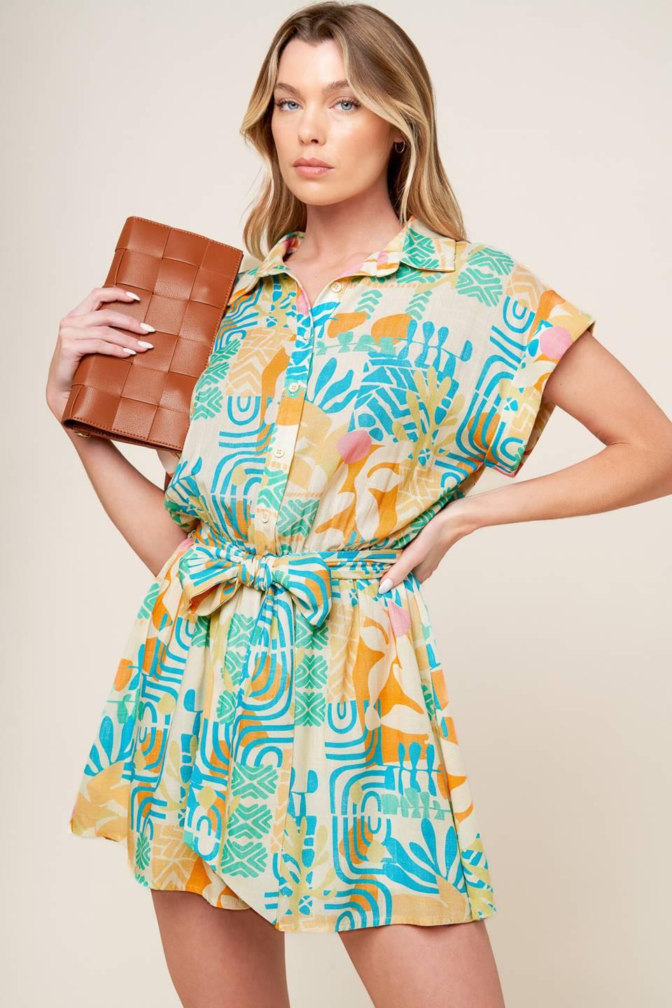 SOMETHING SPECIAL WOVEN ROMPER Flying Tomato