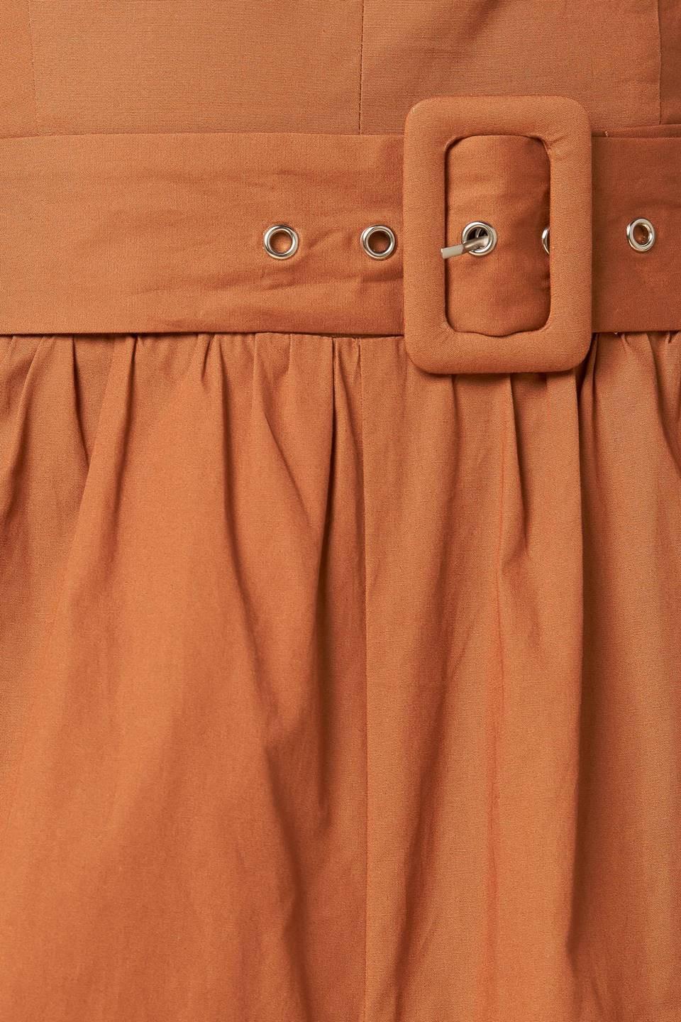 ELEVATED ICON BROWN WOVEN JUMPSUIT Flying Tomato