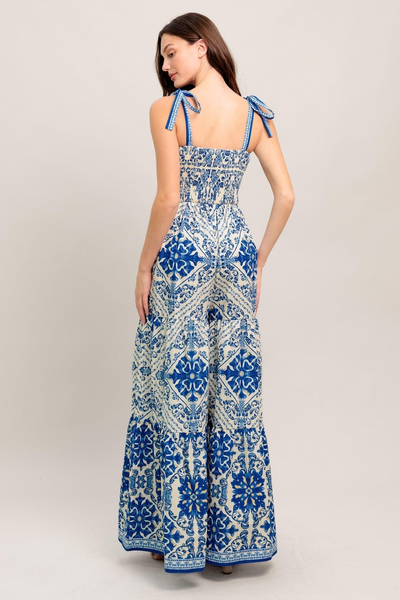 WHEN VACATION CALLS WOVEN JUMPSUIT Flying Tomato