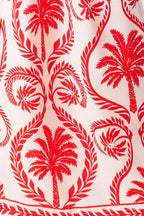COLETTE DREAM RED WOVEN JUMPSUIT Flying Tomato