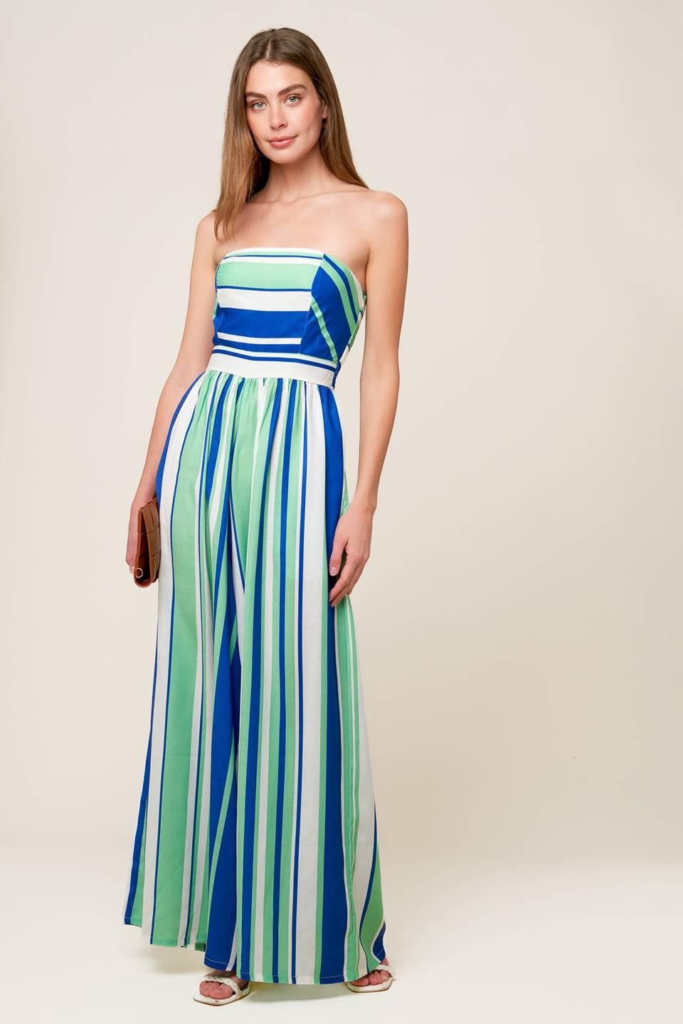 RIVERSIDE SIPS WOVEN JUMPSUIT Flying Tomato