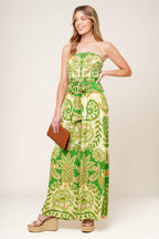 CAMERON MEADOW GREEN WOVEN JUMPSUIT Flying Tomato