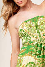 CAMERON MEADOW GREEN WOVEN JUMPSUIT Flying Tomato