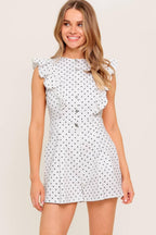 SUNNY MOOD WOVEN ROMPER Flying Tomato