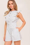 SUNNY MOOD WOVEN ROMPER Flying Tomato